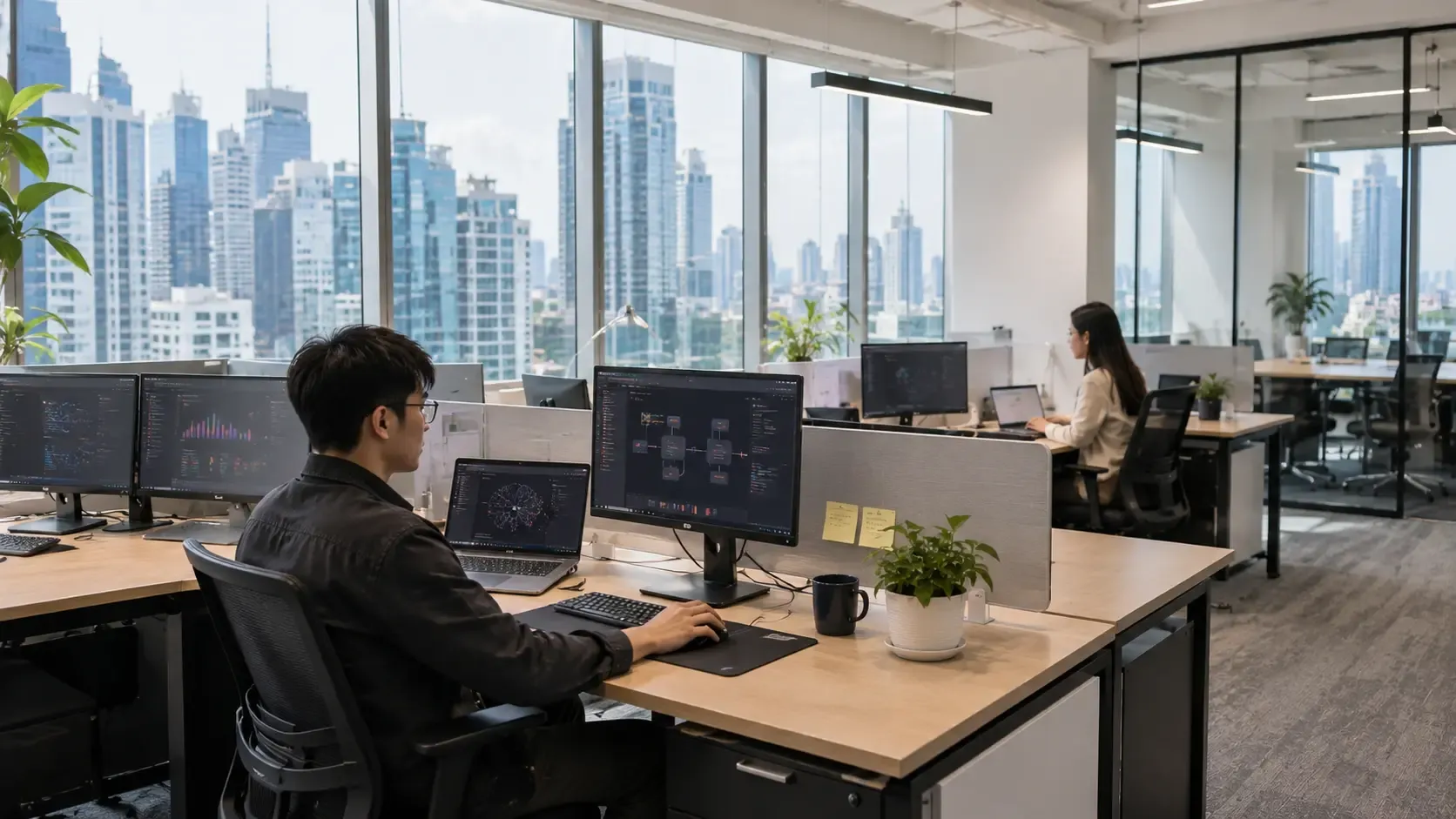 International Bangkok office with a view