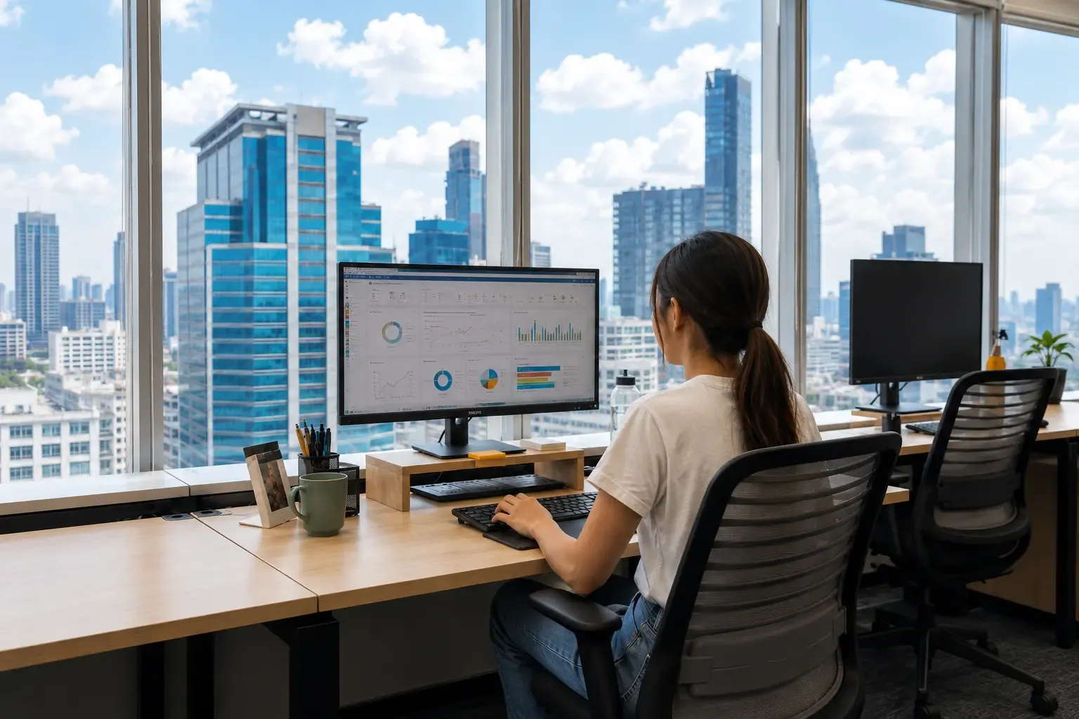 Modern meeting room in a Bangkok office