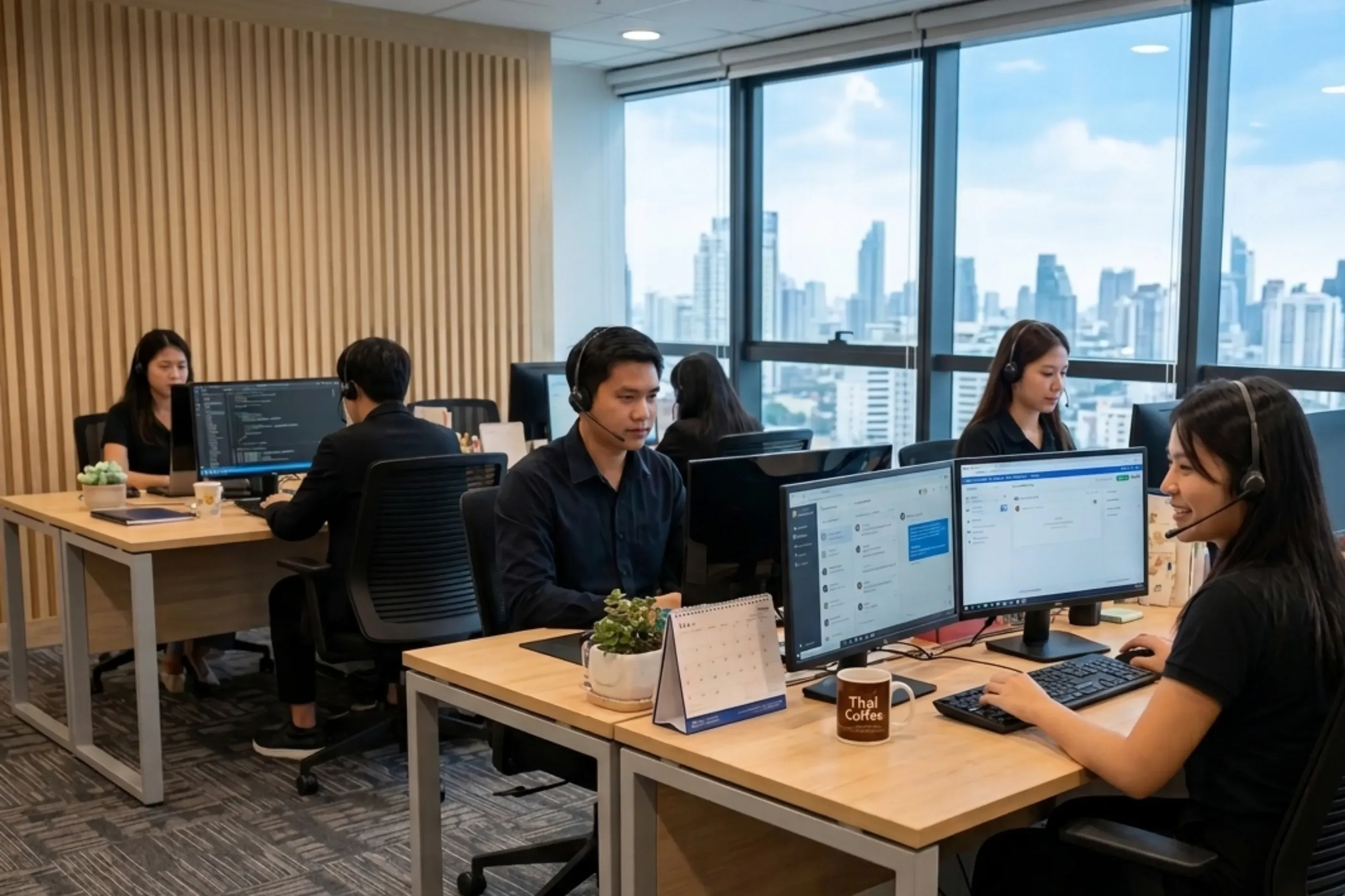 Customer service office in Bangkok