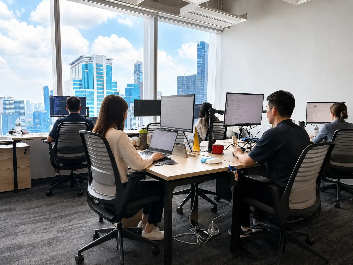 Bangkok office — wide angle